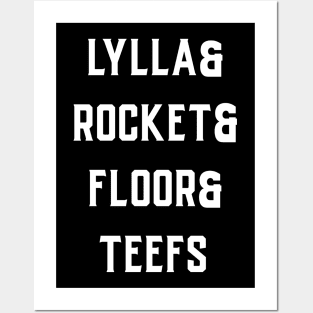 lylla and rocket and floor and teefs Posters and Art